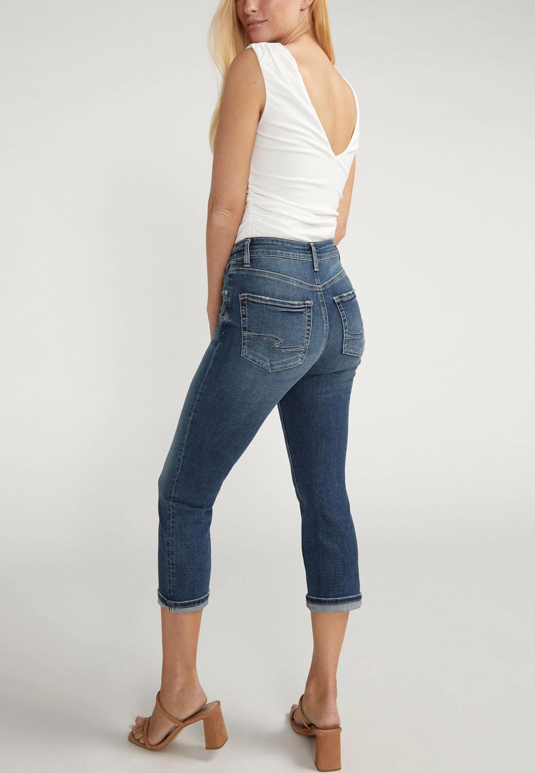 Silver Jeans Co.® Avery Curvy High Rise Capri Jean product image