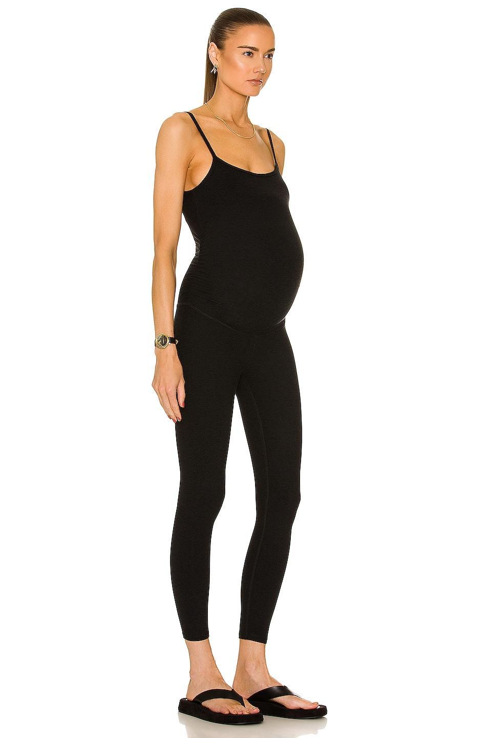 Beyond Yoga Spacedye Uplift Maternity Jumpsuit Black. (also in S, XL, XS). Product Image