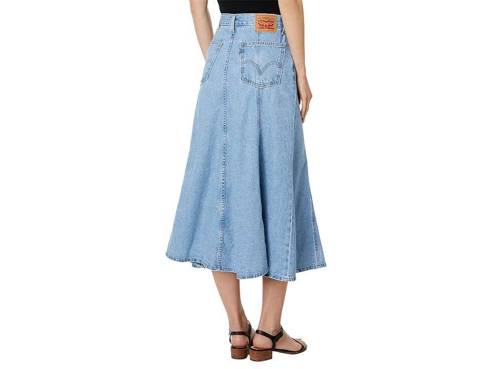 Womens Levis Fit & Flare Denim Skirt Product Image