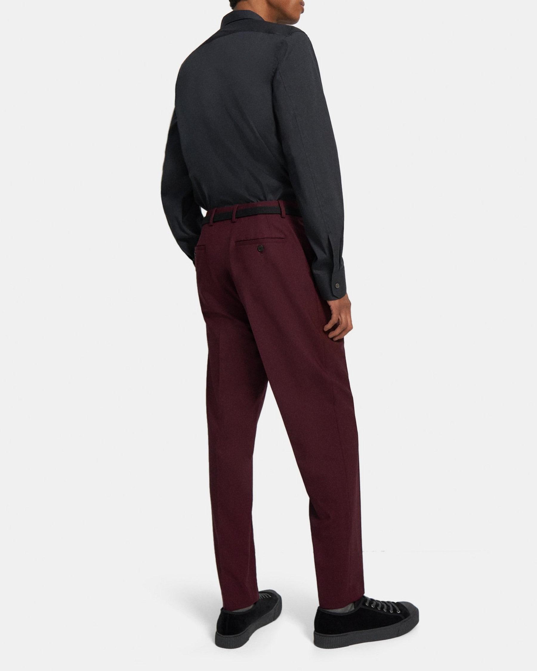 Wool Gabardine Pleated Pant Product Image