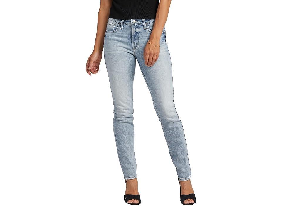 Silver Jeans Co. Most Wanted Mid-Rise Straight Leg Jeans L63413EOE229 (Indigo) Women's Jeans product image