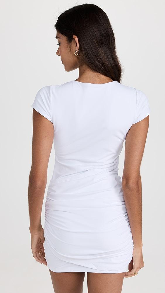 Susana Monaco Short Sleeve Gathered Overlay Dress | Shopbop Product Image