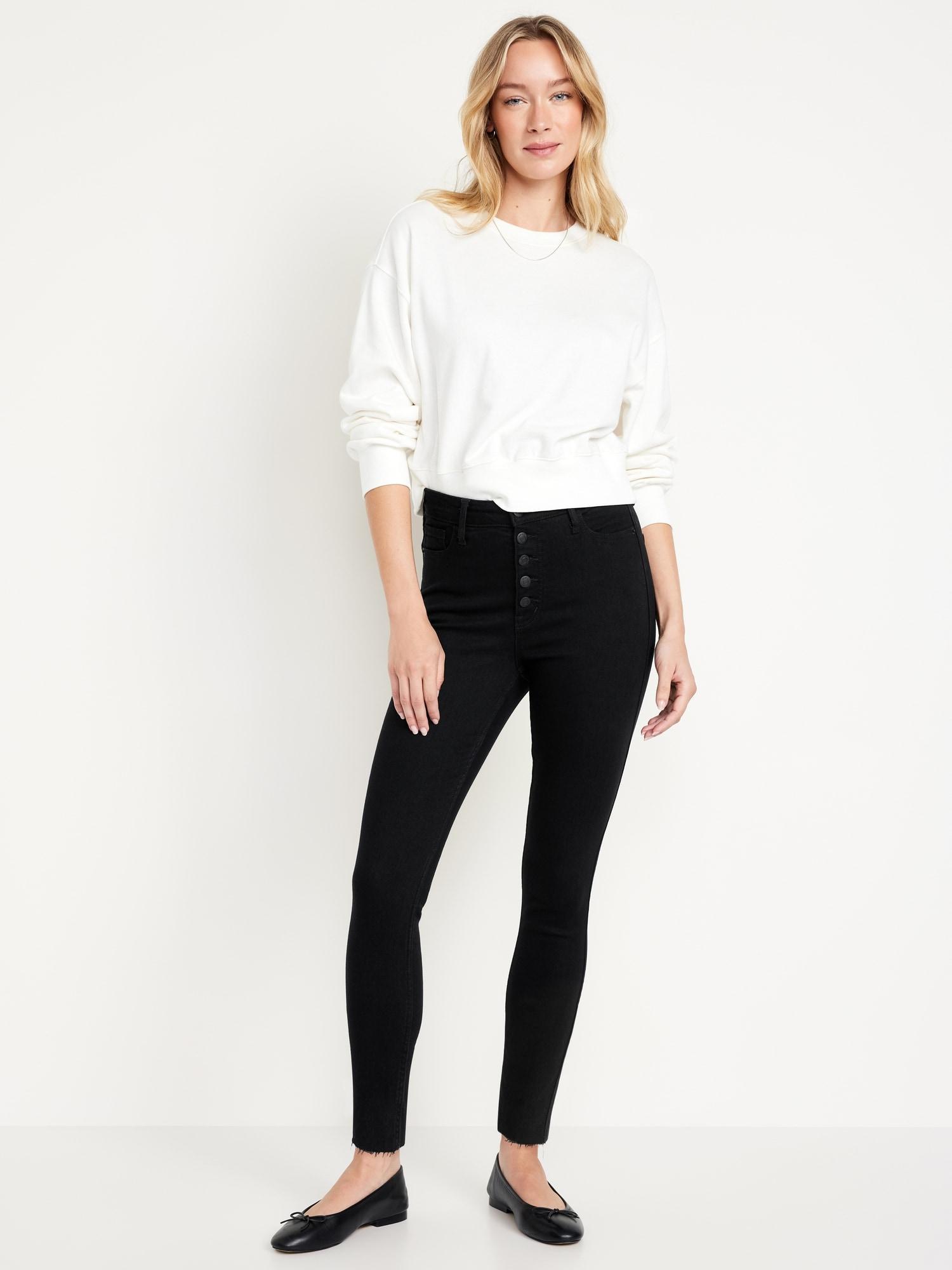 Extra High-Waisted Rockstar 360° Stretch Super-Skinny Jeans Product Image