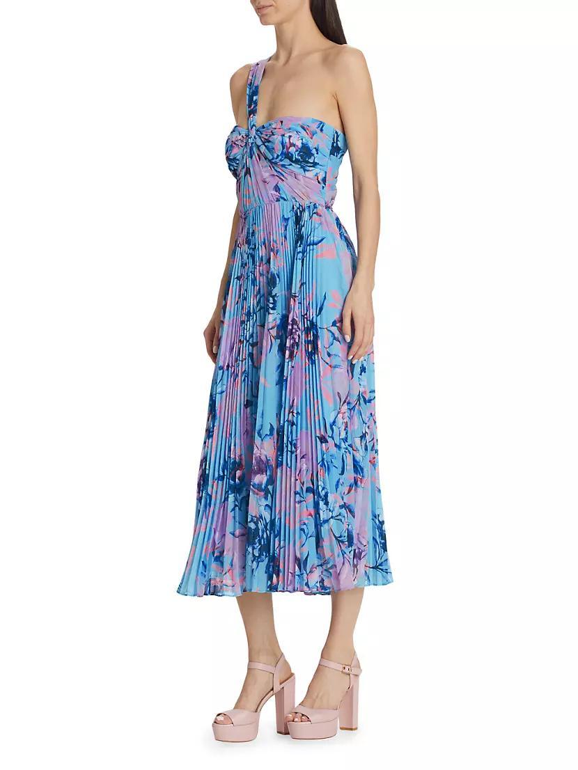 Audra Chiffon Midi-Dress Product Image