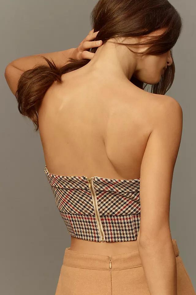 Hunter Bell Scottie Bustier Cropped Strapless Top  Product Image