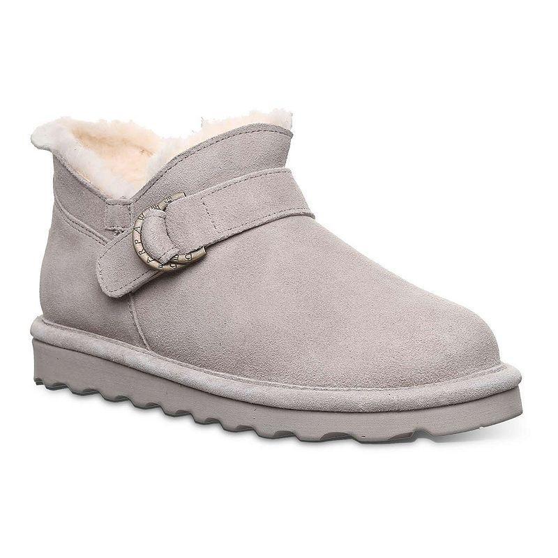 Bearpaw Womens Shorty Buckle Water Resistant Fur Boot Product Image