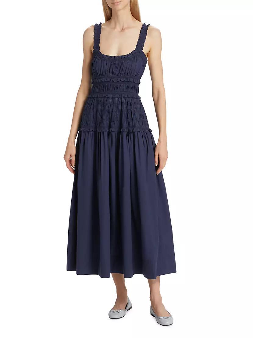 Marianne Cotton Shirred Maxi Dress Product Image