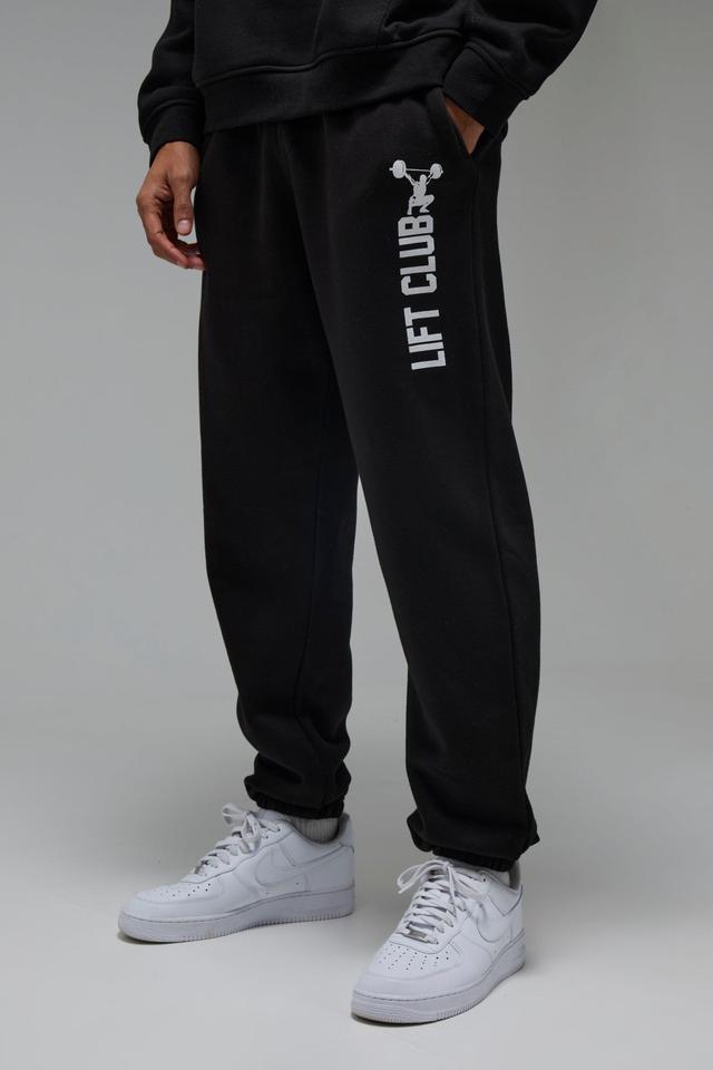 Man Active Lift Club Oversized Sweatpants | boohooMAN USA Product Image