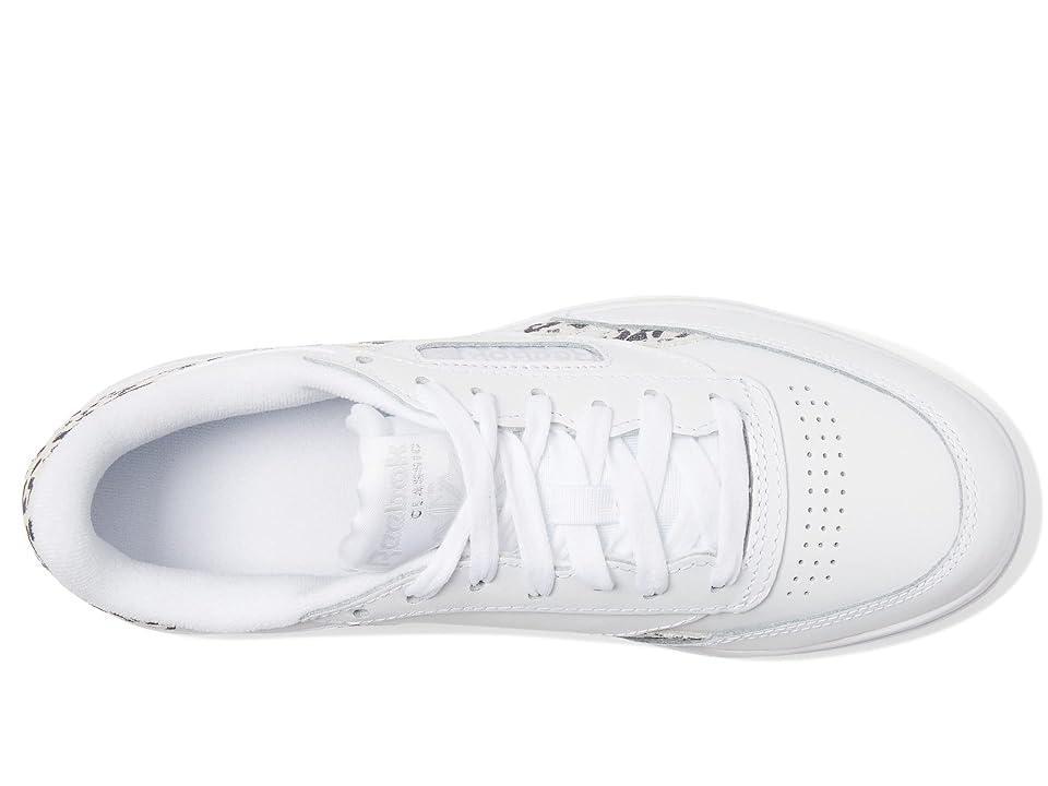 Reebok Lifestyle Women's Club C Double Revenge (White/Black/Pure Grey) Women's Shoes Product Image