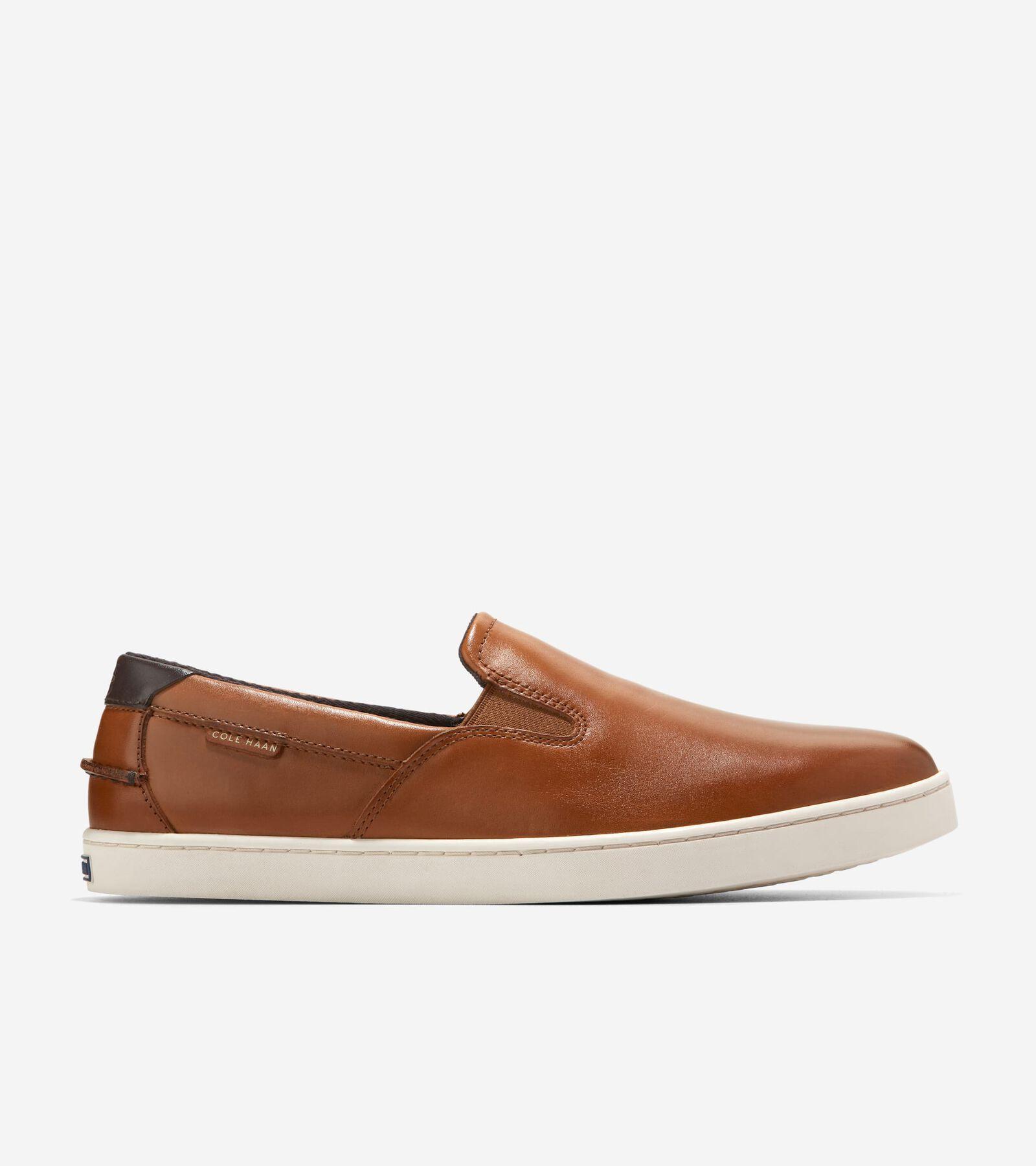 Wallabee Embroidered Slip-On Shoes Product Image