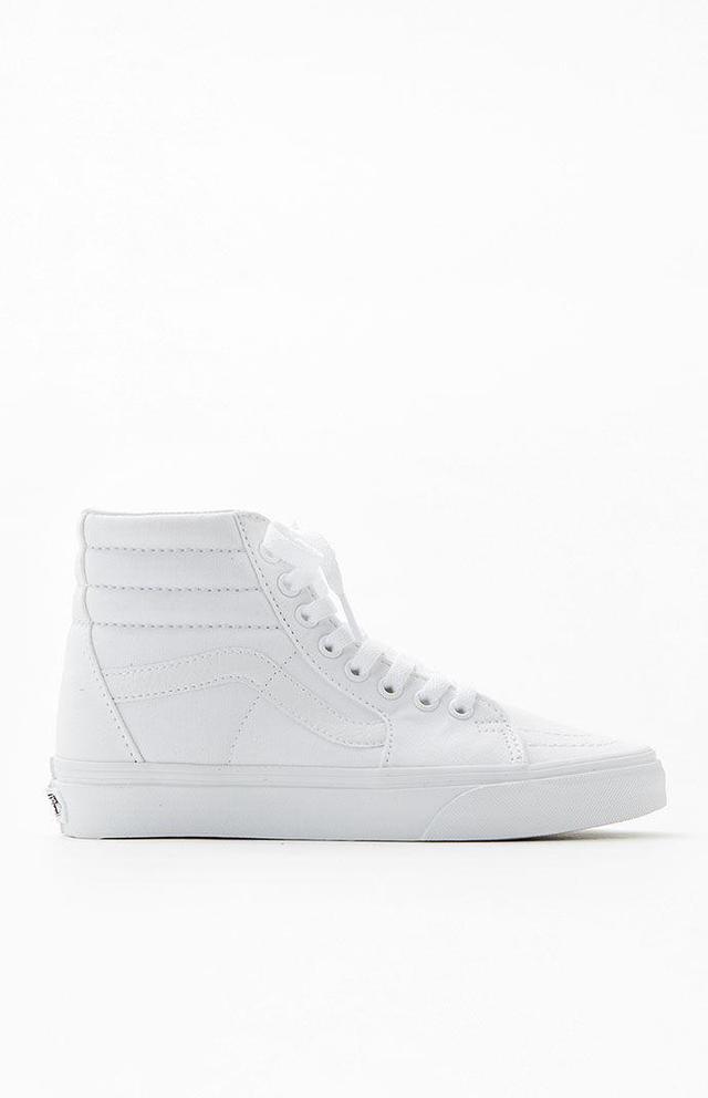 Vans Mens Vans Sk8 Hi - Mens Shoes True White/White Product Image