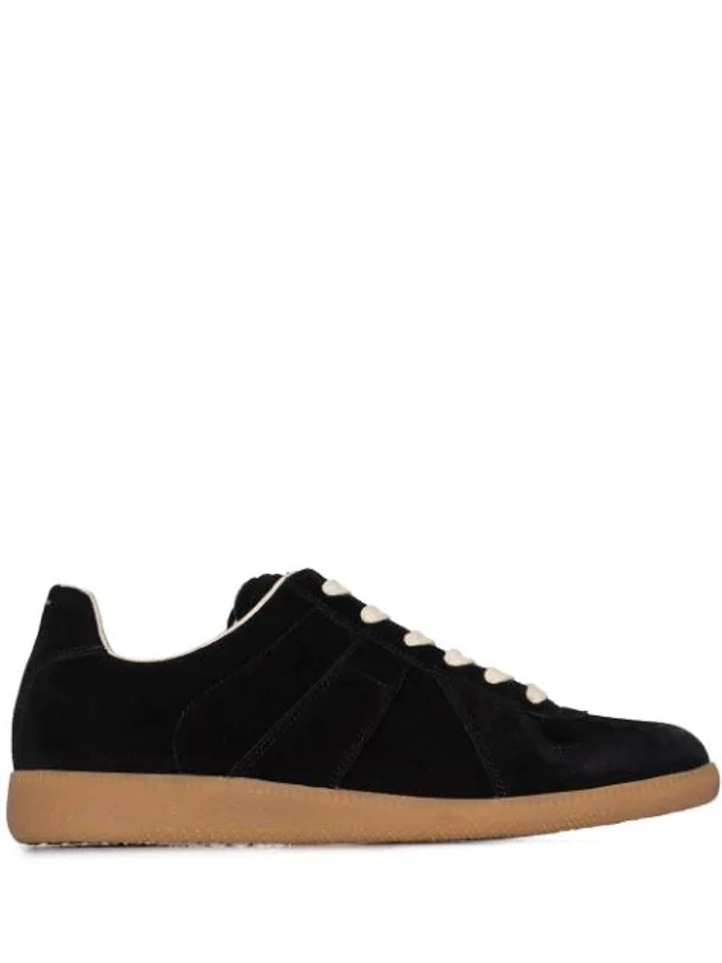 Replica Sneakers In Black Suede Product Image