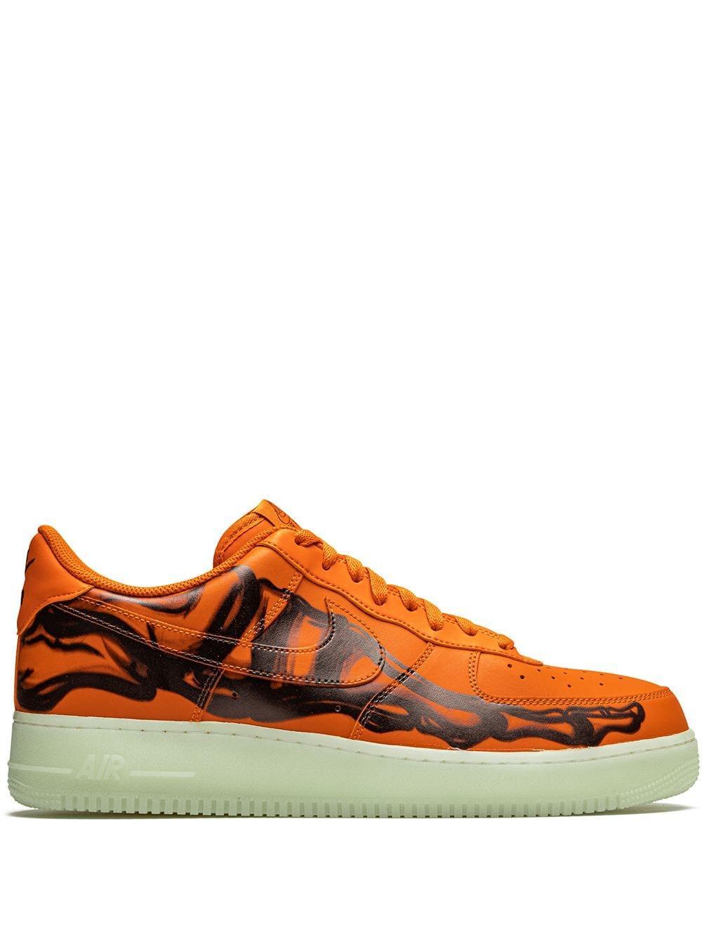 Air Force 1 Low "orange Skeleton" Sneakers Product Image