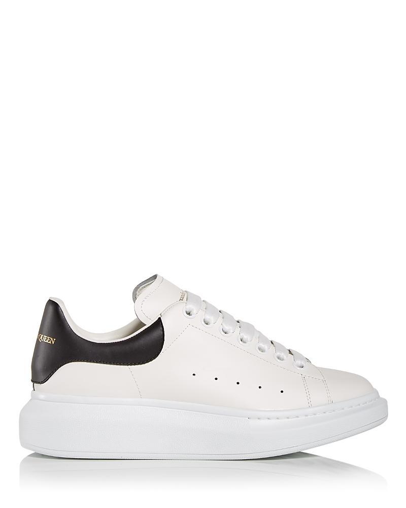 Alexander McQUEEN Mens Oversized Leather Heel Detail Sneakers Product Image