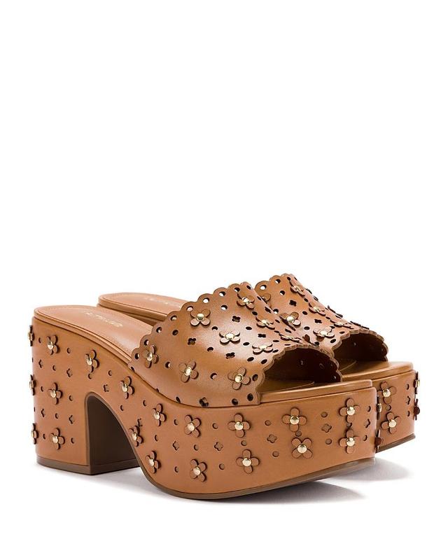 Larroude Womens Miso Studded Platform Slide Sandals Product Image