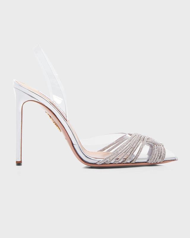 Gatsby Shimmery Halter Slingback Pumps Product Image