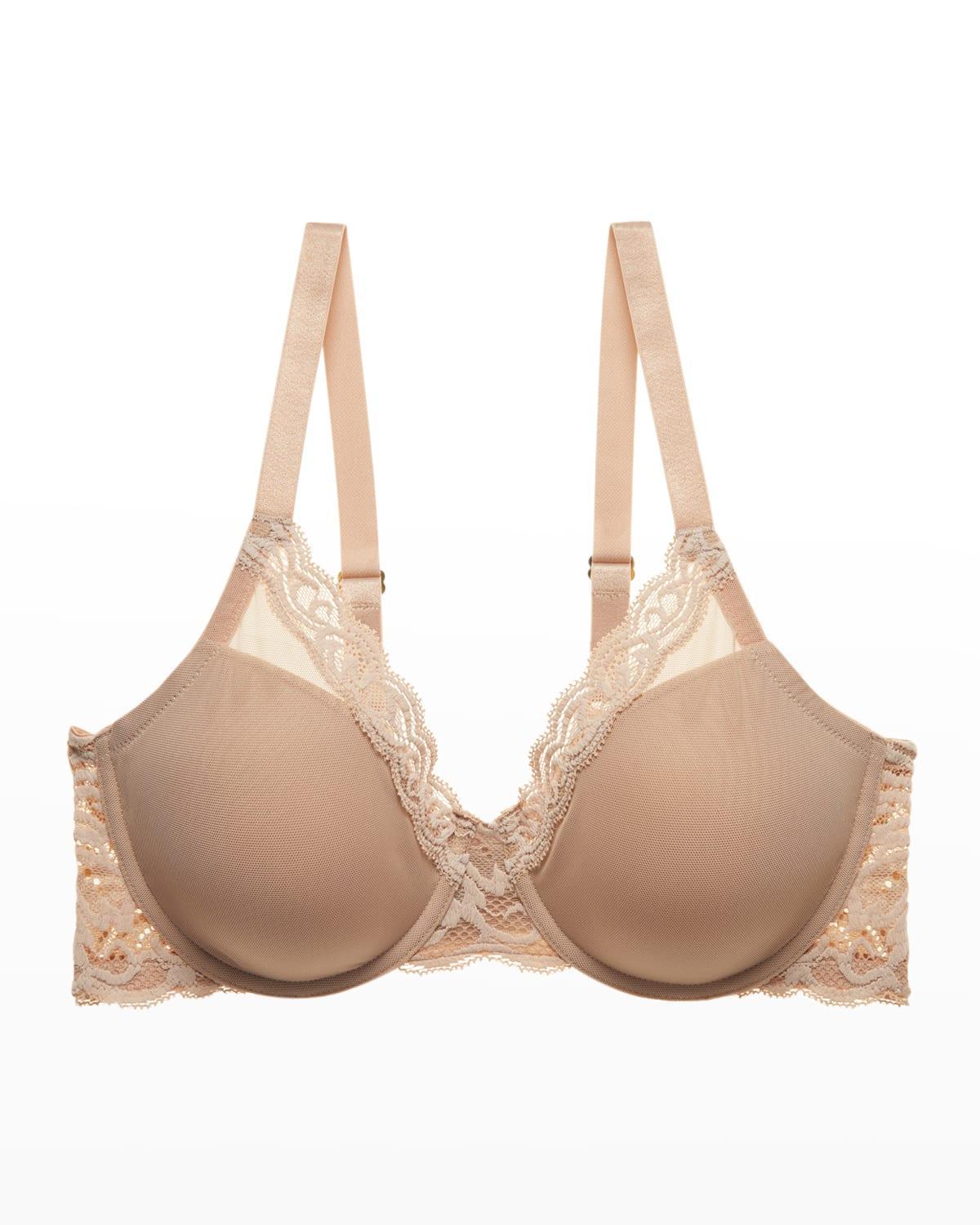 Feathers Lace Full Figure Contour Bra Product Image