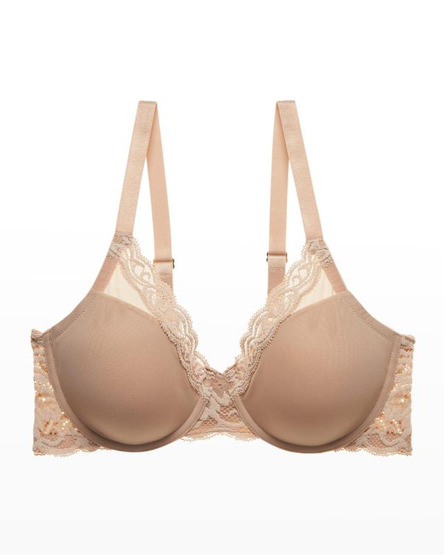 Feathers Lace Full Figure Contour Bra Product Image