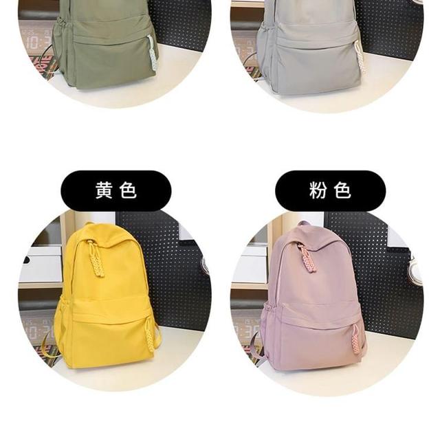 Plain Nylon Backpack Product Image