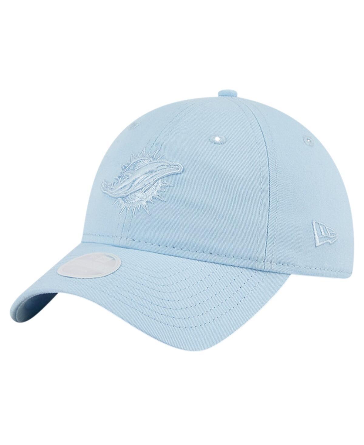 New Era Womens Light Blue Miami Dolphins Color Pack 9Twenty Adjustable Hat Product Image