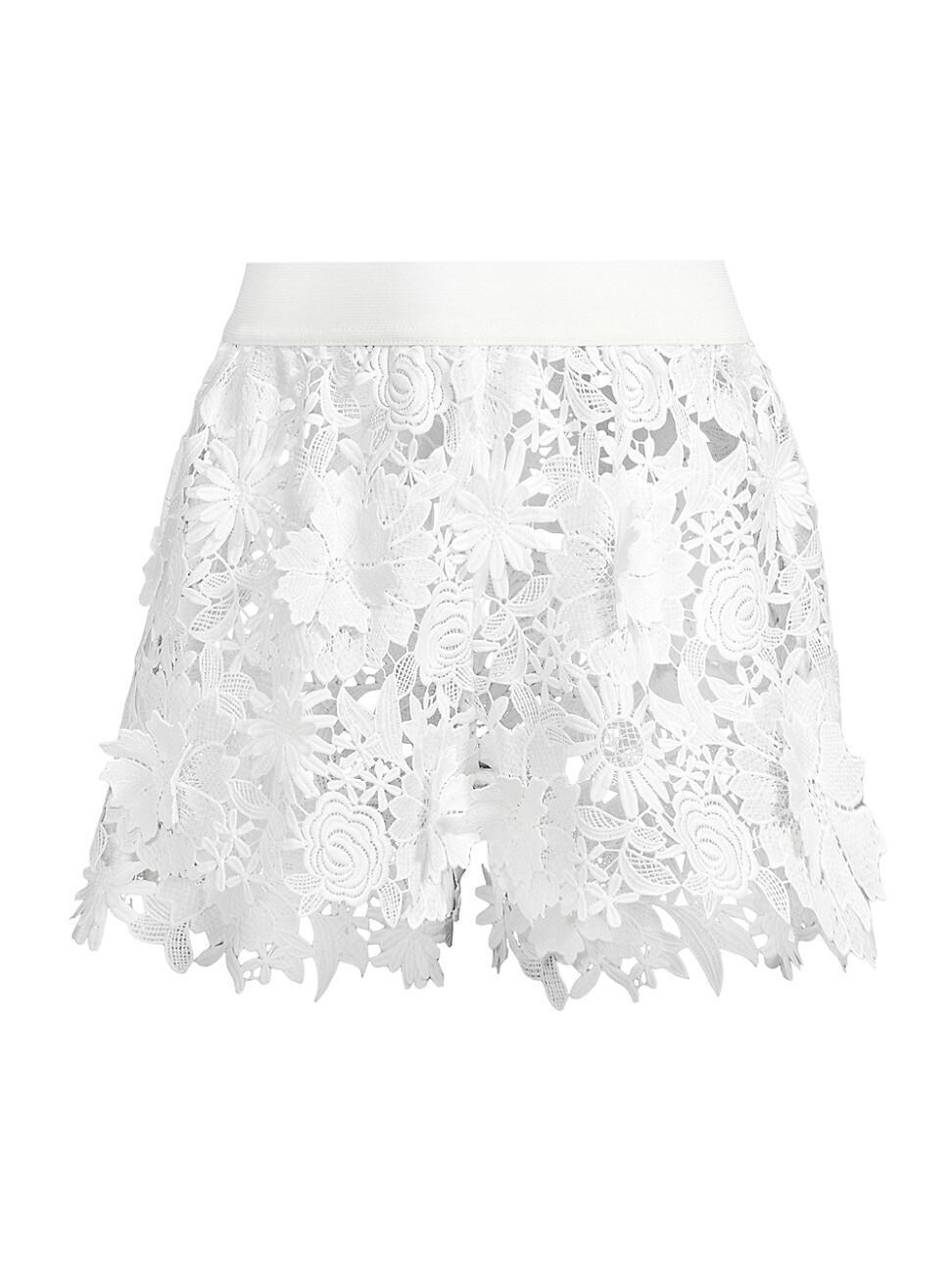 Womens Eliana Guipure Lace Shorts product image