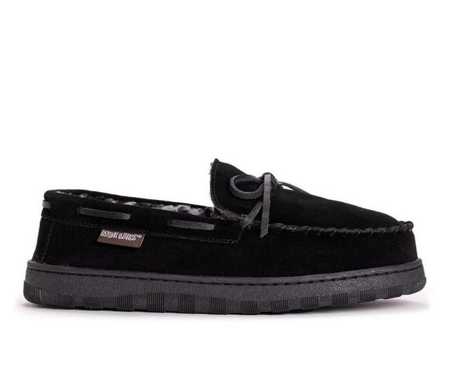 MUK LUKS Men's Paul Printed Berber Suede Moccasins Product Image