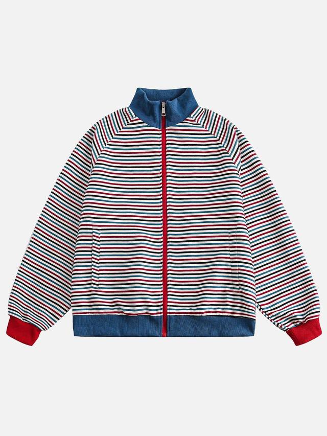 Aelfric Eden Multi Color Stripe Jacket Product Image