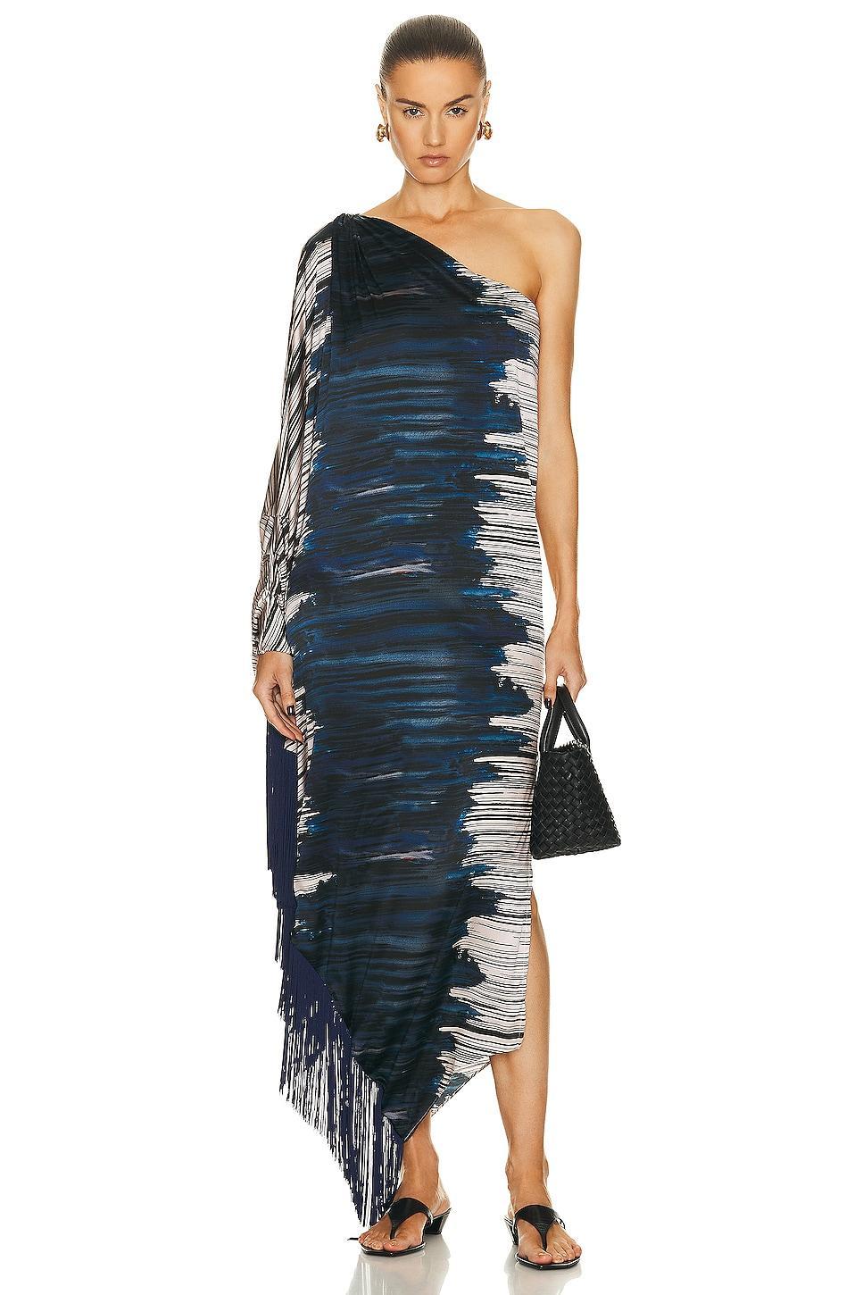 SILVIA TCHERASSI Alana Dress in Blue Product Image