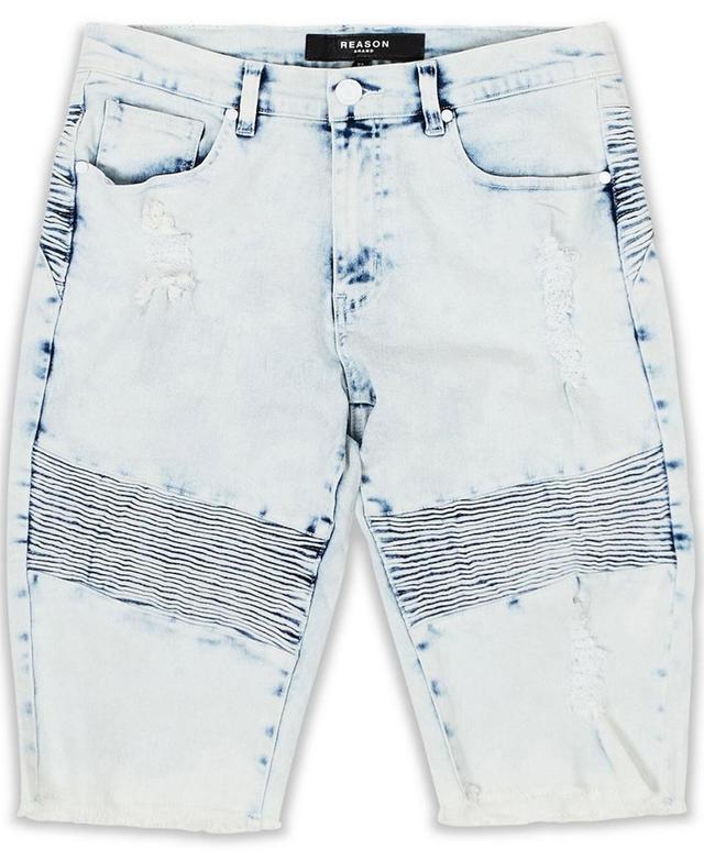 Reason Mens Big and Tall Dauphin Denim Shorts Product Image