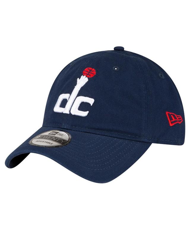 Mens New Era Navy Washington Wizards Team 2.0 9TWENTY Adjustable Hat, Wiz Blue Product Image