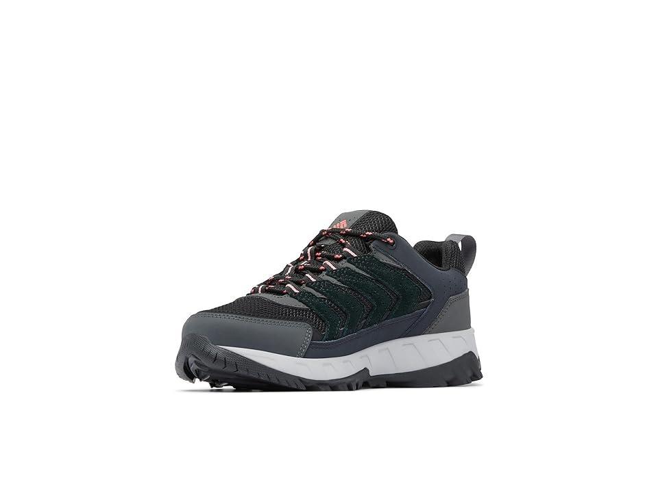 Columbia Strata Trail Low (Black/Juicy) Women's Shoes Product Image