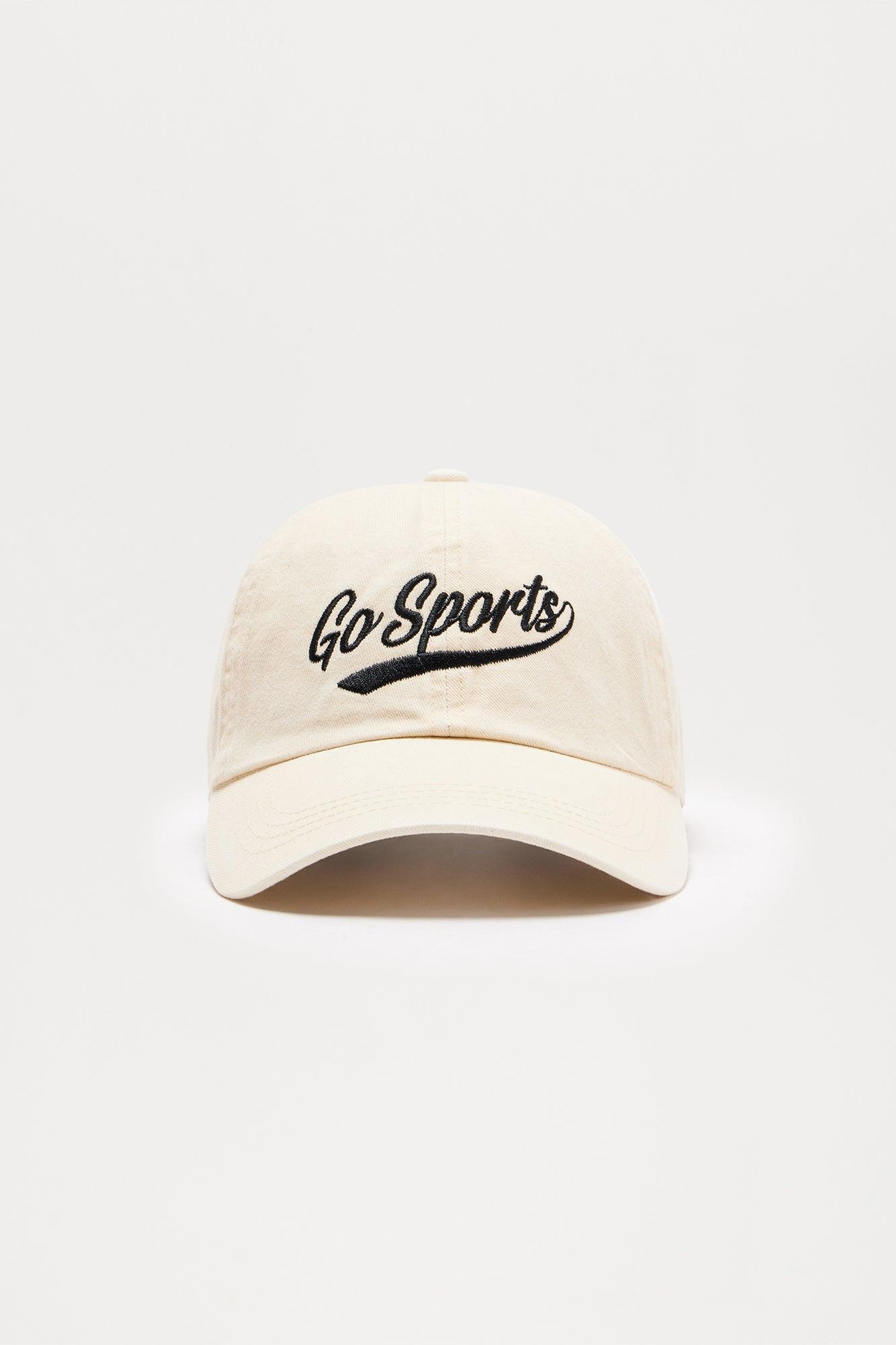 Go Sports Baseball Hat - Beige Product Image