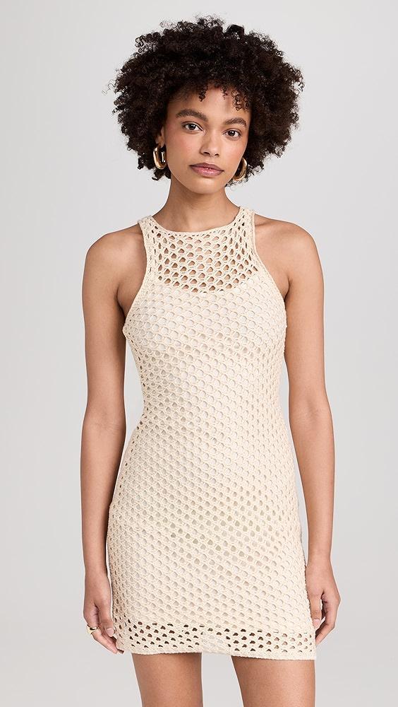 MINKPINK Balmy Crochet Knit Mini Dress | Shopbop Product Image