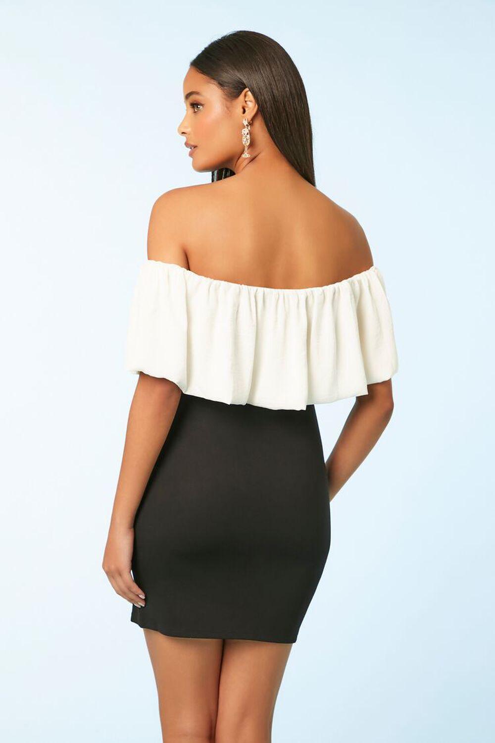 Colorblock Off-the-Shoulder Dress | Forever 21 Product Image