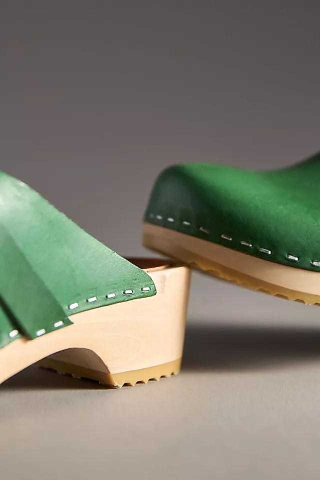 Swedish Hasbeens Leather Clogs Product Image