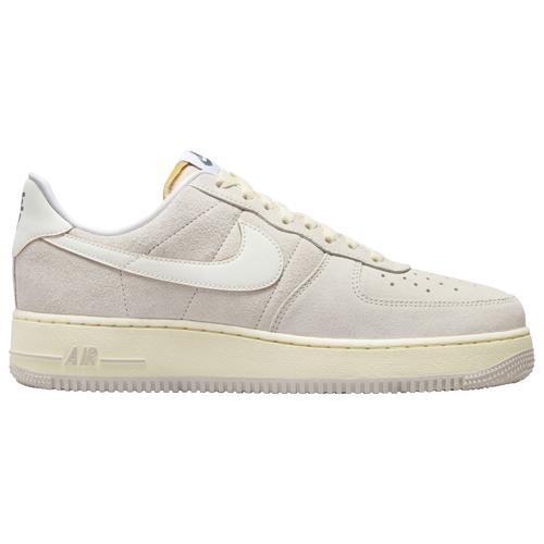 Nike Mens Nike Air Force 1 07 NCPS - Mens Basketball Shoes Silver/Coconut Milk/Lt Orewood Brown Product Image