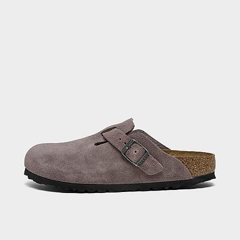 Birkenstock Womens Boston Suede Soft Footbed Clogs Product Image