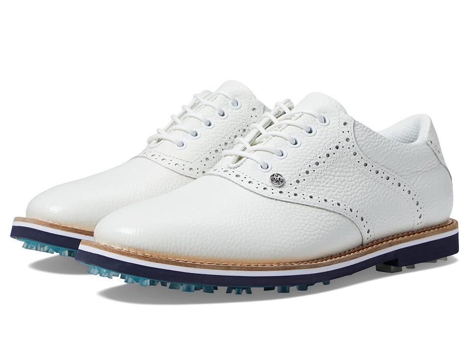 GFORE Saddle Gallivanter Golf Shoes (Snow/Twilight) Men's Shoes Product Image