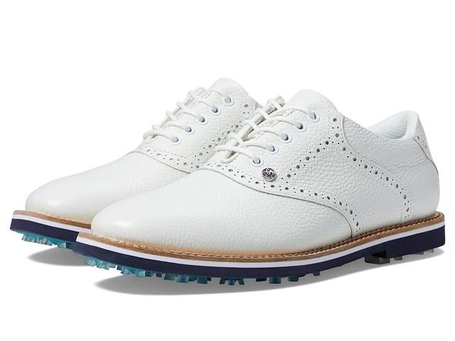 GFORE Men's Saddle Gallivanter Golf Shoes (Snow/Twilight) Men's Shoes Product Image