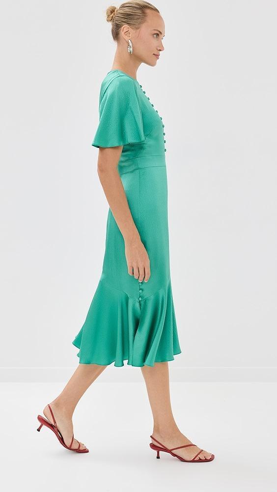 Prabal Gurung Victoria Flutter Sleeve Dress | Shopbop Product Image