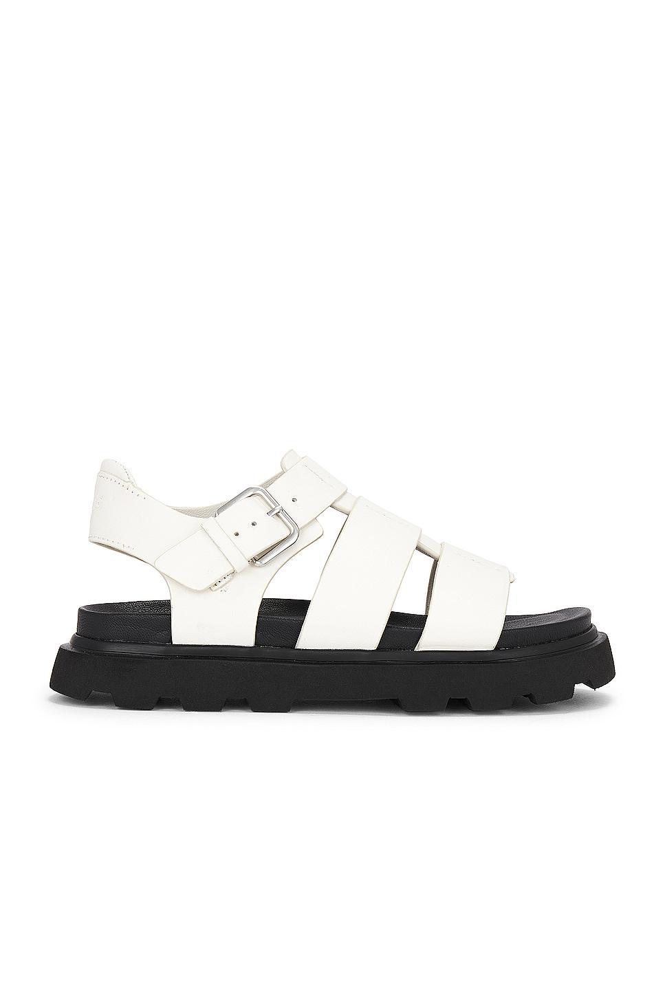 UGG Capitelle Strap Sandal in White Product Image