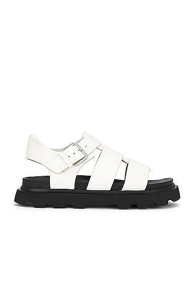 UGG Capitelle Strap Sandal in White Product Image