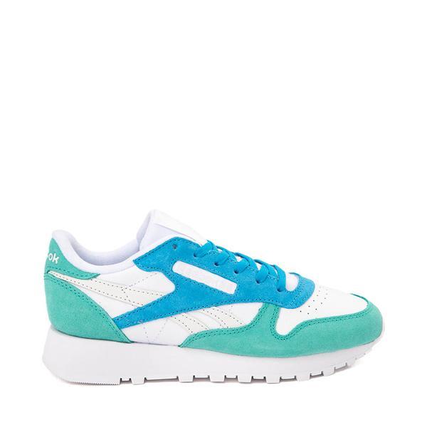 Womens Reebok Classic Leather Athletic Shoe Unleashed Green Product Image