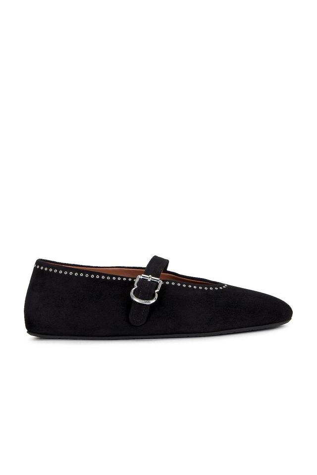 ALAÏA Ballerina Flat in Black Product Image