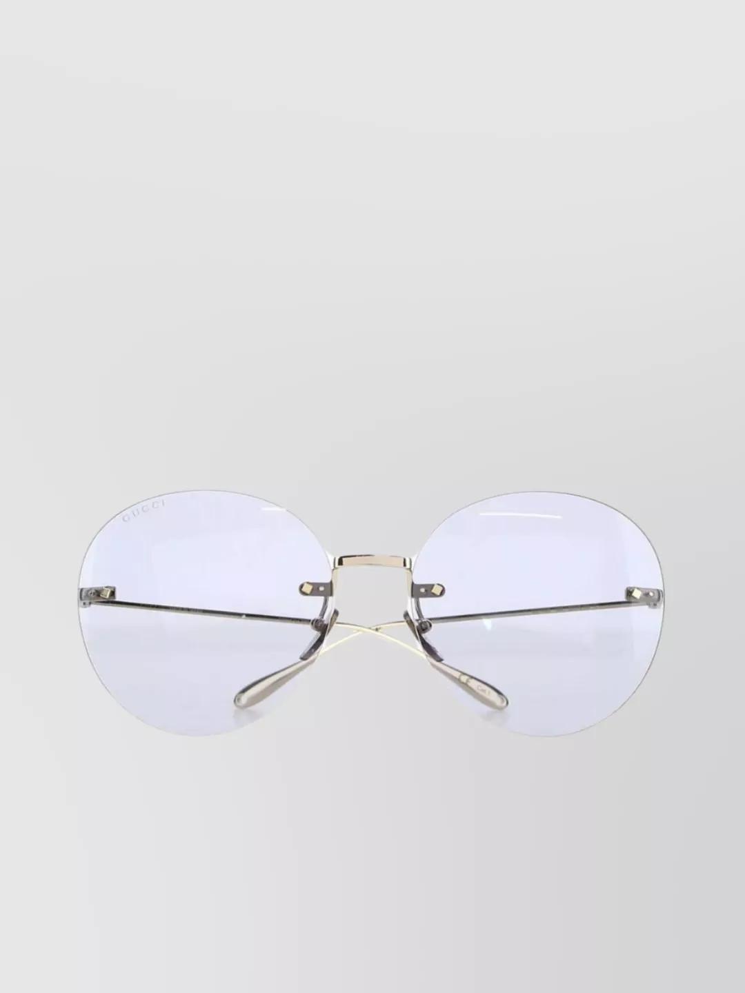 Round Mirrored Metal Sunnies In Pastel Product Image