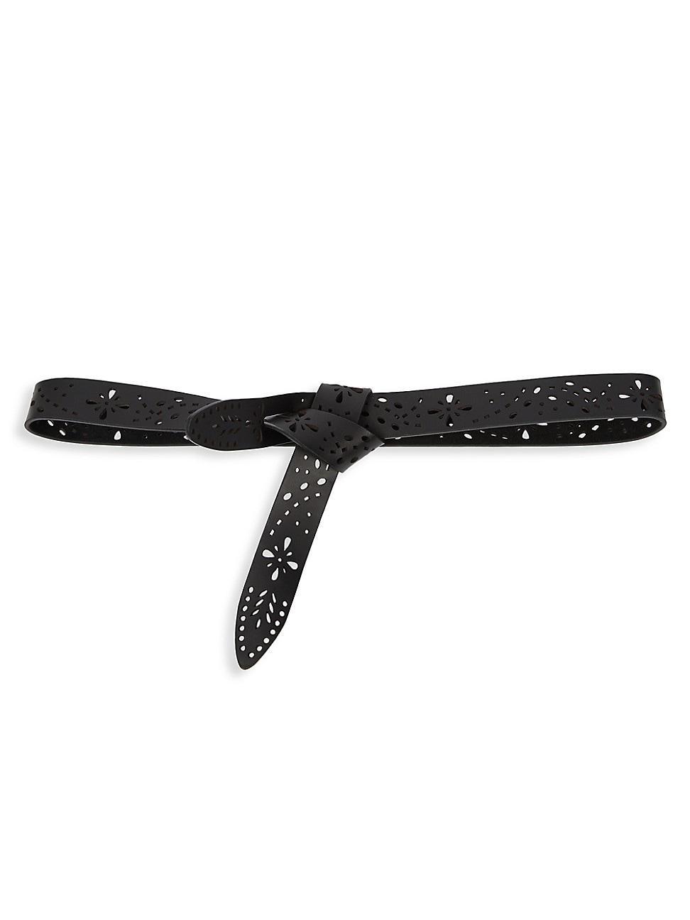 Womens Lecce Perforated Suede Belt Product Image