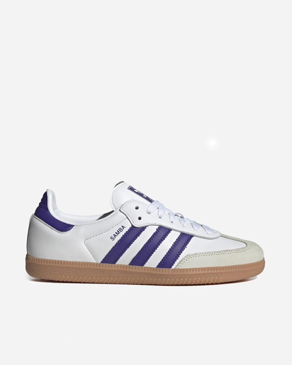 Samba Logo-patch Sneakers In White Product Image