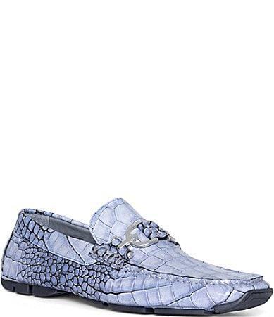 Donald Pliner Mens Dacio Exotic Print Drivers Product Image