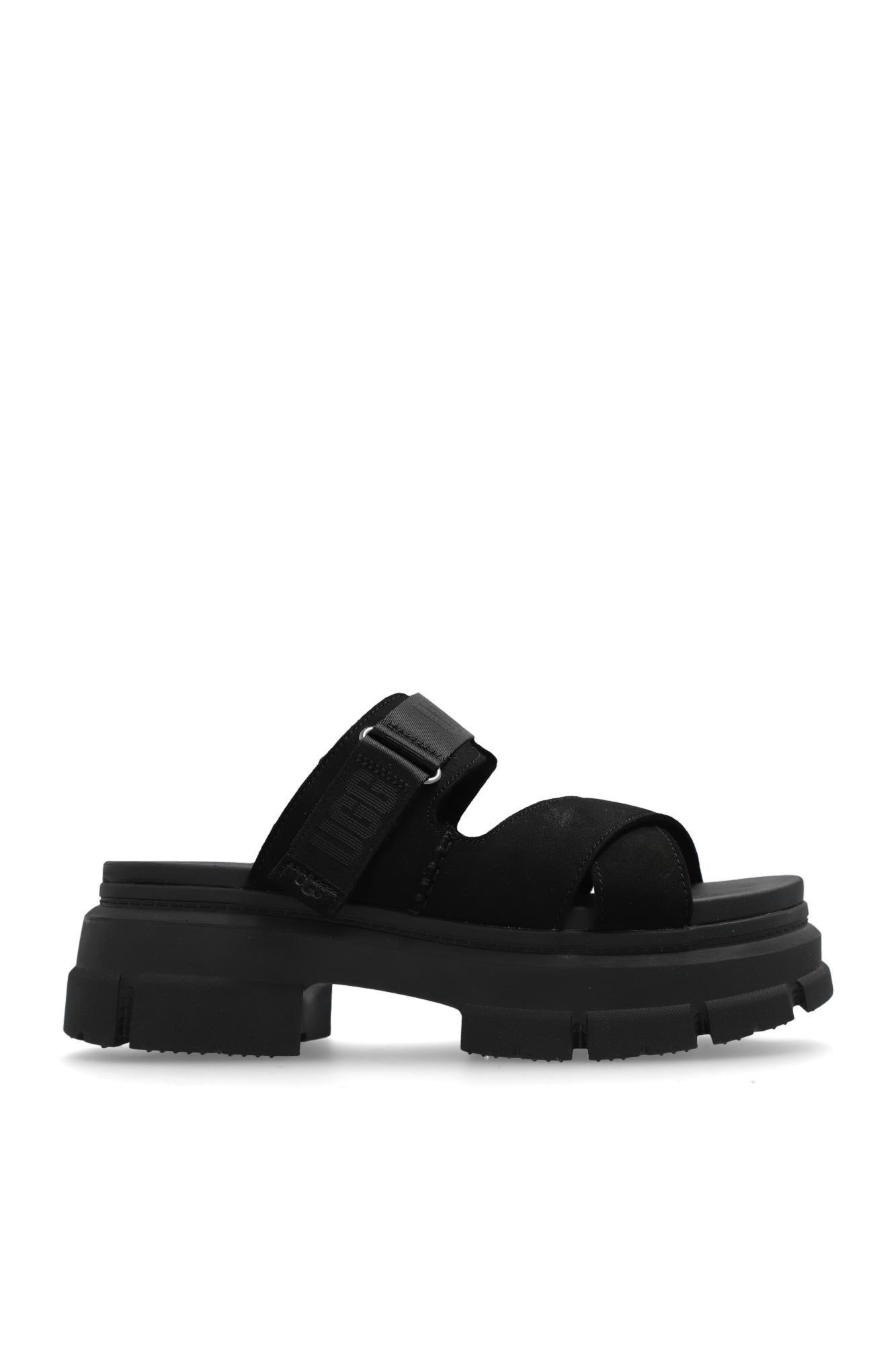 Ashton Lug Sandal In Black Product Image