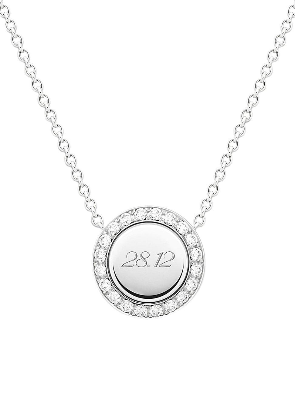 Womens Possession 18K White Gold & Diamond Pendant Necklace Product Image